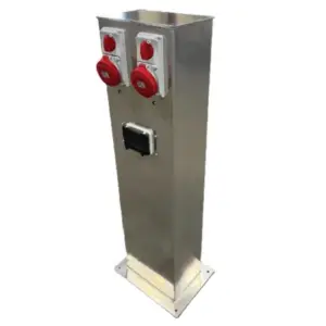 Reefer Outlet Assembly - Pedestal Mount - 2 Gang